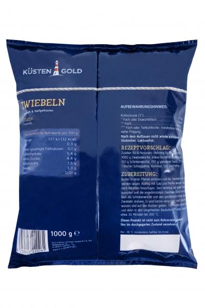 Küstengold Zwiebeln gewürfelt