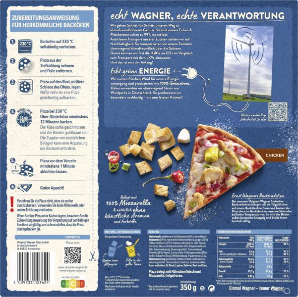 Original Wagner Steinofen Pizza Chicken