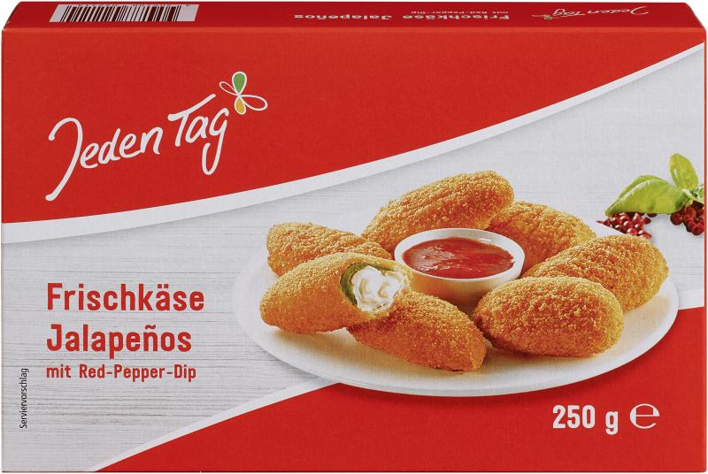 Jeden Tag Frischkäse Jalapeños