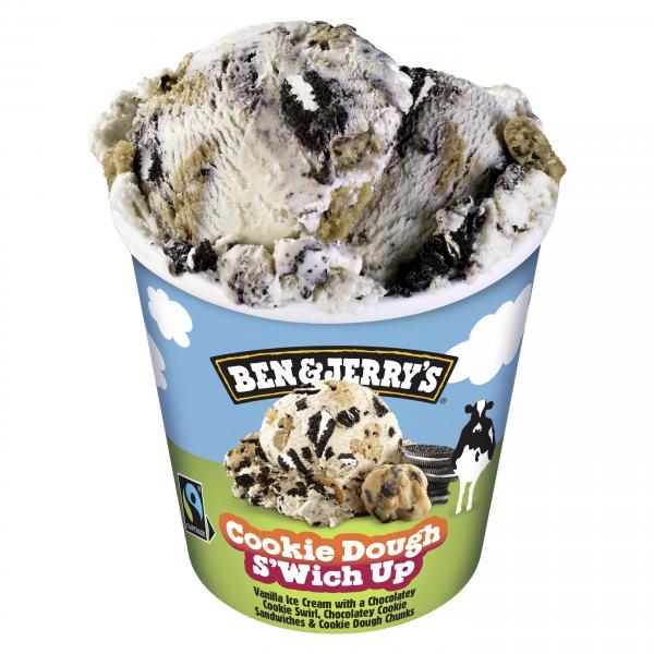 Ben & Jerry's Cookie Dough S'Wich up