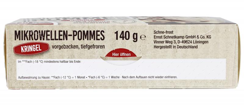 SnackMaster Mikrowellen Pommes Kringel