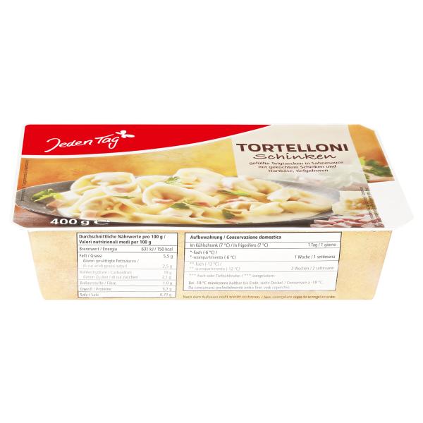 Jeden Tag Tortelloni Schinken