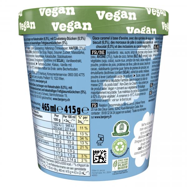 Ben & Jerry's Vegan Cookies On Cookie Dough Non-Dairy