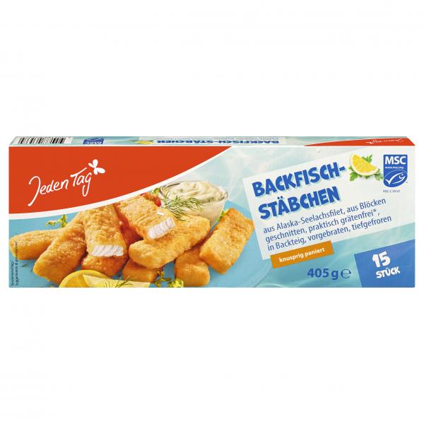 Jeden Tag Backfisch-Stäbchen