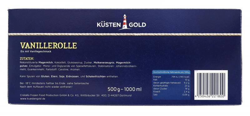 Küstengold Vanillerolle