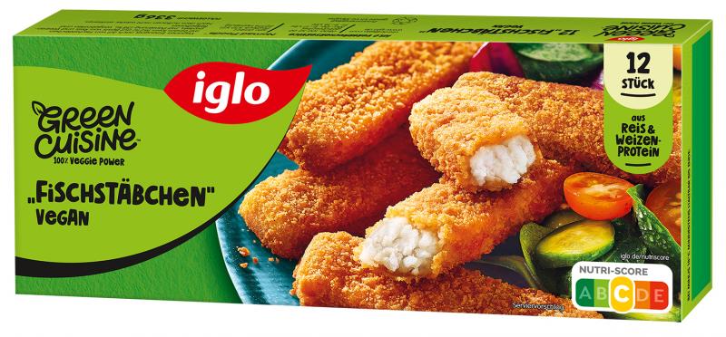 Iglo Green Cuisine vegane Fischstäbchen