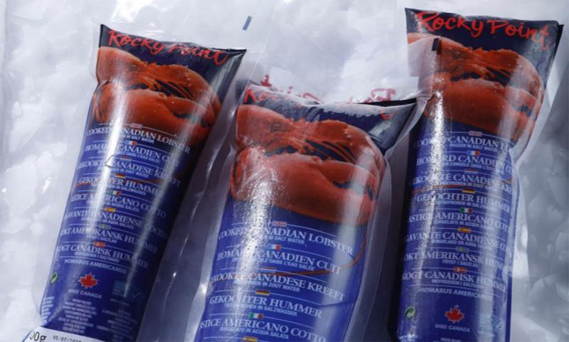 Rocky Point Gekochter Hummer im Eisblock