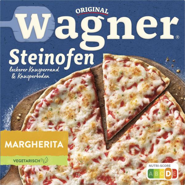 Original Wagner Steinofen Pizza Margherita Vegetarisch mit Mozzarella