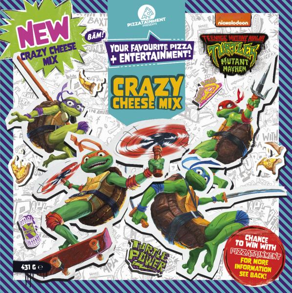 Pizzatainment Turtles Pizza Crazy Cheese Mix ((431 g))