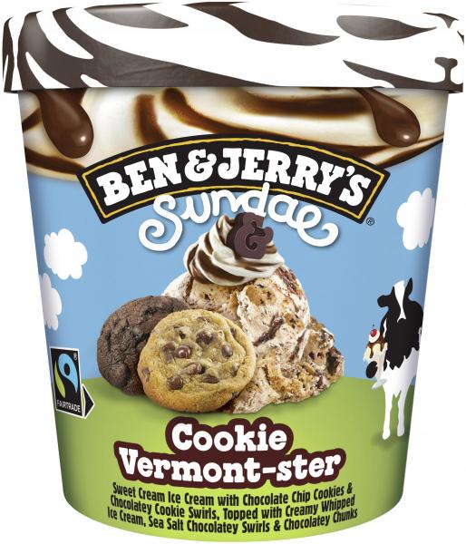 Ben & Jerrys Sundae Cookie Vermont-ster