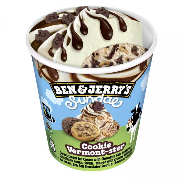 Ben & Jerrys Sundae Cookie Vermont-ster