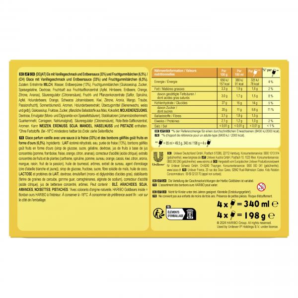 Langnese Haribo Push up Multipackung