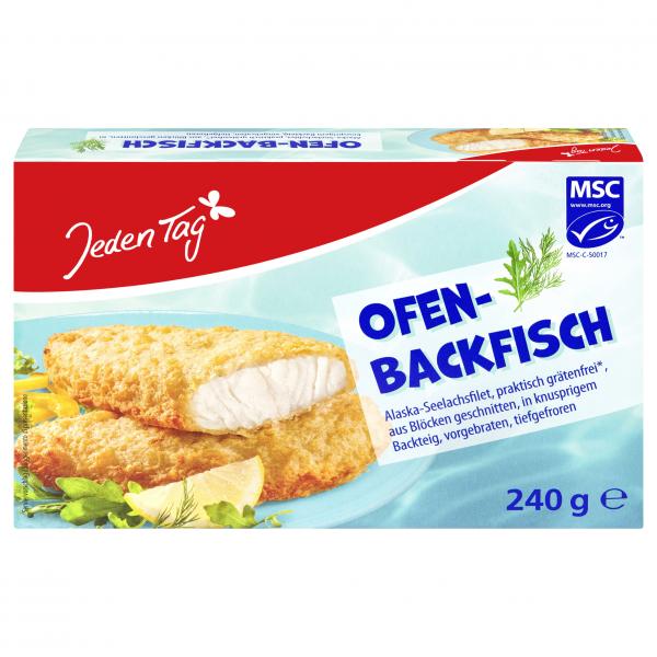 Jeden Tag Ofen-Backfisch