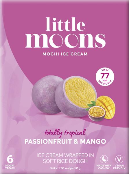Little Moons Mochi Ice Cream Passionsfrucht & Mango Eis