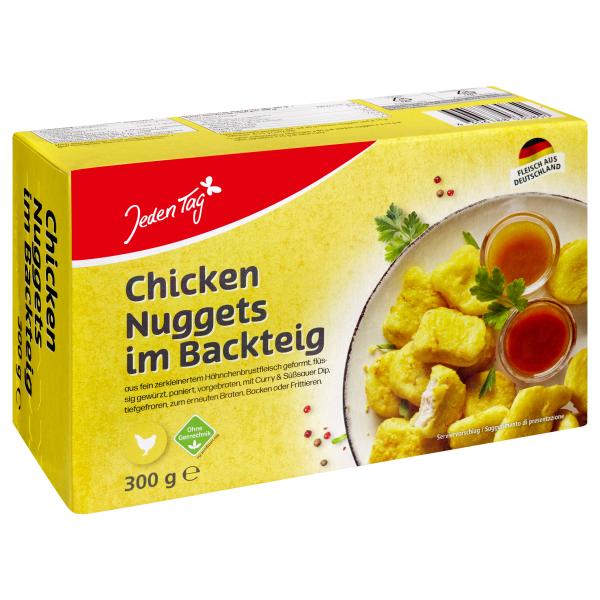 Jeden Tag Chicken Nuggets im Backteig