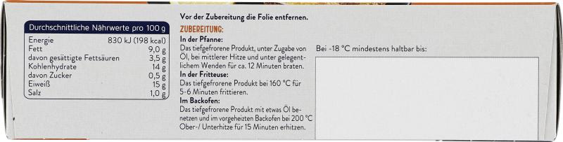 Küstengold Putenschnitzel paniert