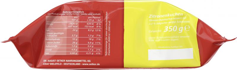 Dr. Oetker Zitronenkuchen