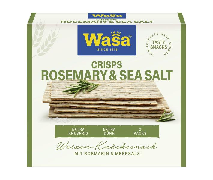 Wasa Knäckebrot Tasty Snacks Rosmarin & Meersalz