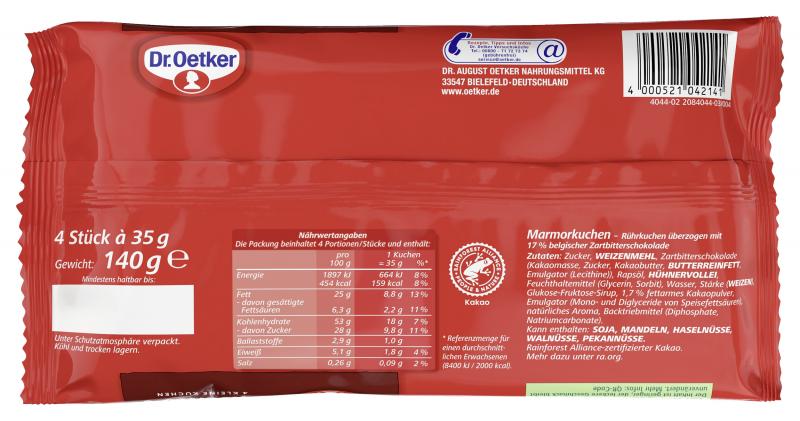Dr. Oetker Kleine Kuchen 4x Marmor