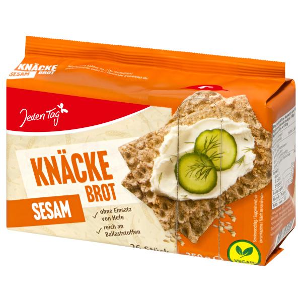 Jeden Tag Vollkorn-Knäckebrot Sesam