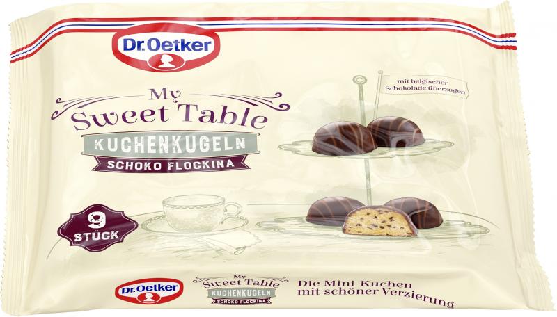 Oetker My Sweet Table Kuchenkugeln Schoko Flockina