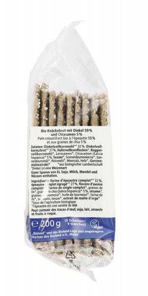 Alnatura Dinkel Knäcke Chia