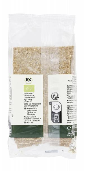 Alnatura Dinkel Knäcke Käse Kürbiskern