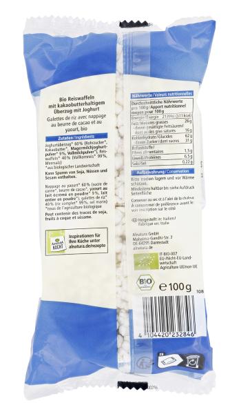 Alnatura Joghurt Reiswaffeln Natur