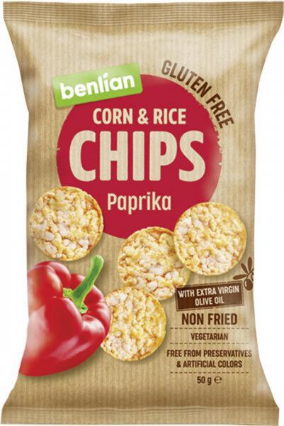 Benlian Corn & Rice Chips Paprika