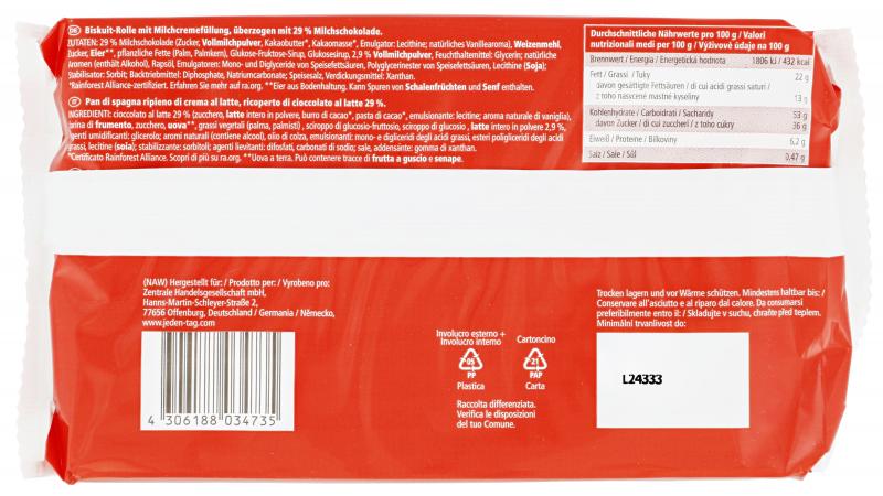 Jeden Tag Milk & Choc Rolls