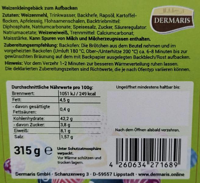 Dermaris Osterhasen Brötchen