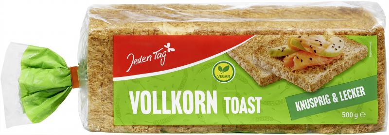 Jeden Tag Vollkorn Toast