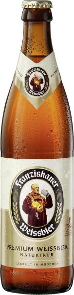Franziskaner Weißbier naturtrüb (Mehrweg)