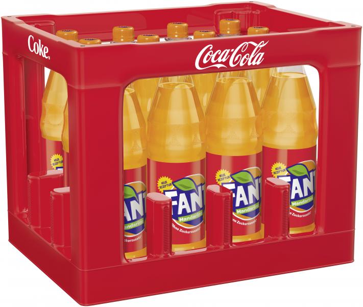Fanta Mandarine ohne Zucker (Mehrweg)