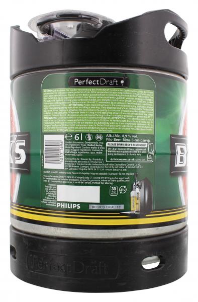 Beck's Perfect Draft Partyfass (Mehrweg)