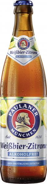 Paulaner Weißbier-Zitrone alkoholfrei (Mehrweg)
