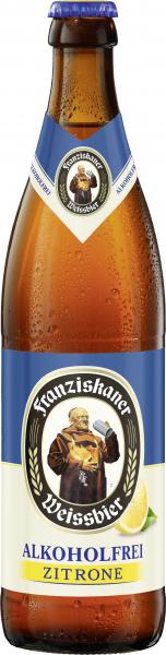 Franziskaner Weißbier alkoholfrei Zitrone (Mehrweg)