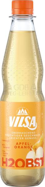 Vilsa H2Obst Apfel Orange PET (Mehrweg)