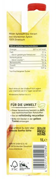Amecke Sanfte Säfte Apfel klar filtriert