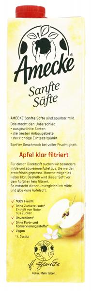 Amecke Sanfte Säfte Apfel klar filtriert
