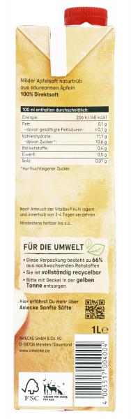 Amecke Sanfte Säfte Apfel naturtrüb