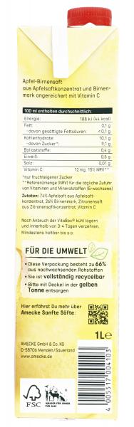 Amecke Sanfte Säfte Apfel-Birne mit Williams Christ Birne