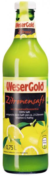 Wesergold Zitronensaft