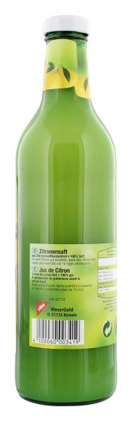 Wesergold Zitronensaft