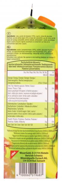 Wesergold Banane-Kirsch Getränk