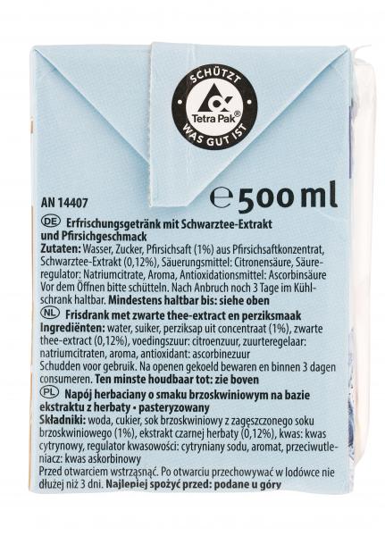 Durstlöscher Eistee Pfirsich