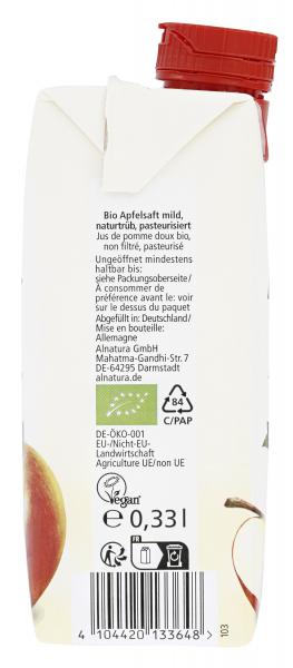 Alnatura Milder Apfelsaft