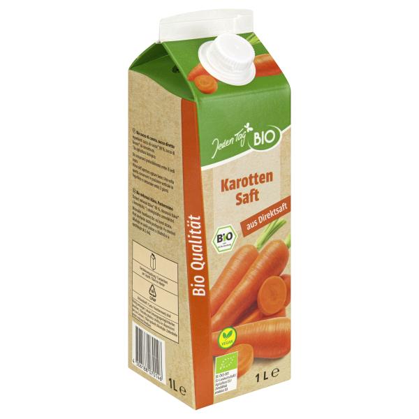 Jeden Tag Bio Karottensaft aus Direktsaft