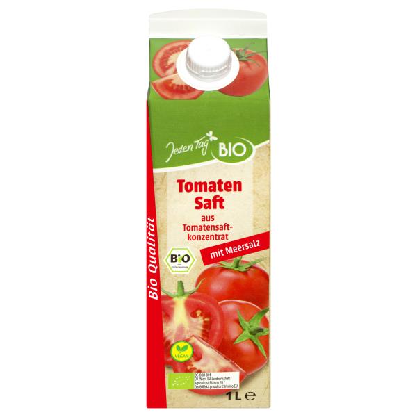 Jeden Tag Bio Tomatensaft mit Meersalz