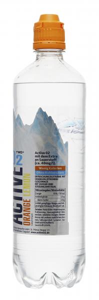 Active O2 Two Erfrischungsgetränk Orange Lemon (Einweg)